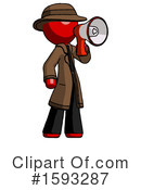 Red Design Mascot Clipart #1593287 by Leo Blanchette