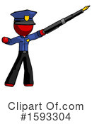 Red Design Mascot Clipart #1593304 by Leo Blanchette