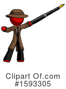 Red Design Mascot Clipart #1593305 by Leo Blanchette