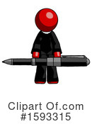 Red Design Mascot Clipart #1593315 by Leo Blanchette