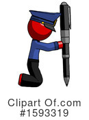 Red Design Mascot Clipart #1593319 by Leo Blanchette