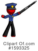 Red Design Mascot Clipart #1593325 by Leo Blanchette