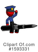 Red Design Mascot Clipart #1593331 by Leo Blanchette