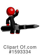 Red Design Mascot Clipart #1593334 by Leo Blanchette