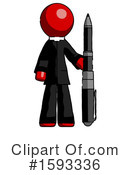 Red Design Mascot Clipart #1593336 by Leo Blanchette