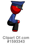 Red Design Mascot Clipart #1593343 by Leo Blanchette