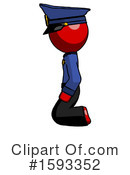 Red Design Mascot Clipart #1593352 by Leo Blanchette