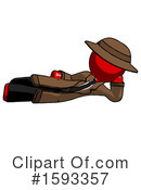 Red Design Mascot Clipart #1593357 by Leo Blanchette