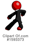 Red Design Mascot Clipart #1593373 by Leo Blanchette