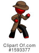 Red Design Mascot Clipart #1593377 by Leo Blanchette