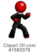 Red Design Mascot Clipart #1593378 by Leo Blanchette