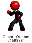 Red Design Mascot Clipart #1593381 by Leo Blanchette