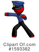 Red Design Mascot Clipart #1593382 by Leo Blanchette