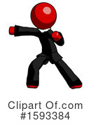 Red Design Mascot Clipart #1593384 by Leo Blanchette