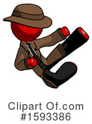 Red Design Mascot Clipart #1593386 by Leo Blanchette