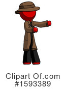 Red Design Mascot Clipart #1593389 by Leo Blanchette