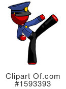 Red Design Mascot Clipart #1593393 by Leo Blanchette