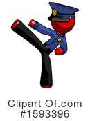 Red Design Mascot Clipart #1593396 by Leo Blanchette