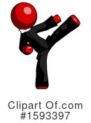 Red Design Mascot Clipart #1593397 by Leo Blanchette