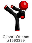 Red Design Mascot Clipart #1593399 by Leo Blanchette