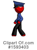 Red Design Mascot Clipart #1593403 by Leo Blanchette
