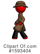 Red Design Mascot Clipart #1593404 by Leo Blanchette