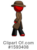 Red Design Mascot Clipart #1593408 by Leo Blanchette