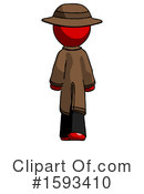 Red Design Mascot Clipart #1593410 by Leo Blanchette