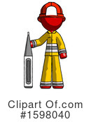 Red Design Mascot Clipart #1598040 by Leo Blanchette