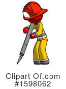 Red Design Mascot Clipart #1598062 by Leo Blanchette