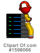 Red Design Mascot Clipart #1598066 by Leo Blanchette