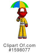 Red Design Mascot Clipart #1598077 by Leo Blanchette