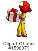 Red Design Mascot Clipart #1598079 by Leo Blanchette