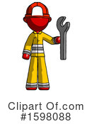 Red Design Mascot Clipart #1598088 by Leo Blanchette