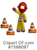 Red Design Mascot Clipart #1598097 by Leo Blanchette
