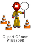 Red Design Mascot Clipart #1598098 by Leo Blanchette