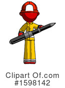 Red Design Mascot Clipart #1598142 by Leo Blanchette