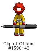 Red Design Mascot Clipart #1598143 by Leo Blanchette