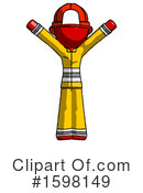 Red Design Mascot Clipart #1598149 by Leo Blanchette