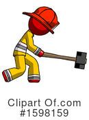 Red Design Mascot Clipart #1598159 by Leo Blanchette