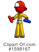 Red Design Mascot Clipart #1598167 by Leo Blanchette