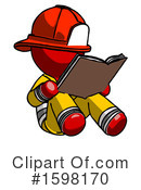 Red Design Mascot Clipart #1598170 by Leo Blanchette