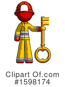 Red Design Mascot Clipart #1598174 by Leo Blanchette
