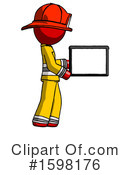 Red Design Mascot Clipart #1598176 by Leo Blanchette