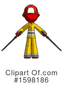 Red Design Mascot Clipart #1598186 by Leo Blanchette