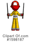 Red Design Mascot Clipart #1598187 by Leo Blanchette