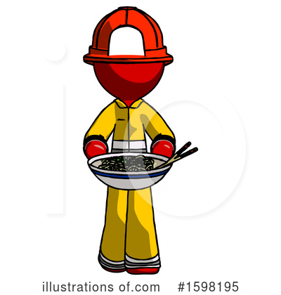 Royalty-Free (RF) Red Design Mascot Clipart Illustration by Leo Blanchette - Stock Sample #1598195