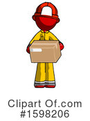 Red Design Mascot Clipart #1598206 by Leo Blanchette
