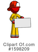 Red Design Mascot Clipart #1598209 by Leo Blanchette