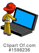 Red Design Mascot Clipart #1598236 by Leo Blanchette